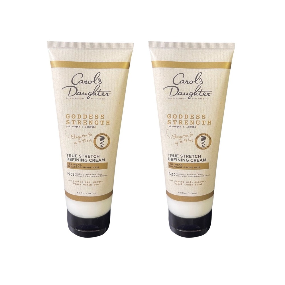 Carol's Daughter Goddess Strength True Stretch Defining Cream 6.8 oz Lot of 2‎